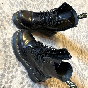 Dr. Martens Jadon platform 8-Eye boot. US size 7 EU size 38. Slightly worn.